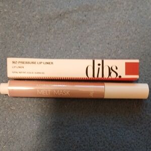 dibs No Pressure Lip Liner & Melt Mask in Nude Pink